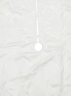 Shop Christmas Warehouse White With Iridescent Glitter Star & Sunburst Pattern Christmas Tree Skirt - 1.2M