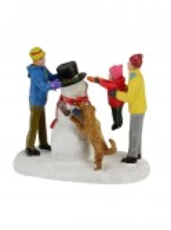 Store Christmas Warehouse Winter Christmas Fun On Ice & Snow Christmas Village Figurines - 8 Piece Set